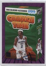 2023 Panini Donruss Crunch Time Purple Press Proof Shai Gilgeous-Alexander 02v3