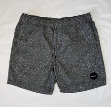 RVCA Board Shorts Medium Grey/White Pattern