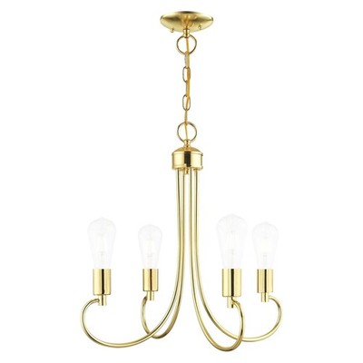 Bari - 4 Light Chandelier in New Traditional Style - 20 Inches wide by 20 Inches