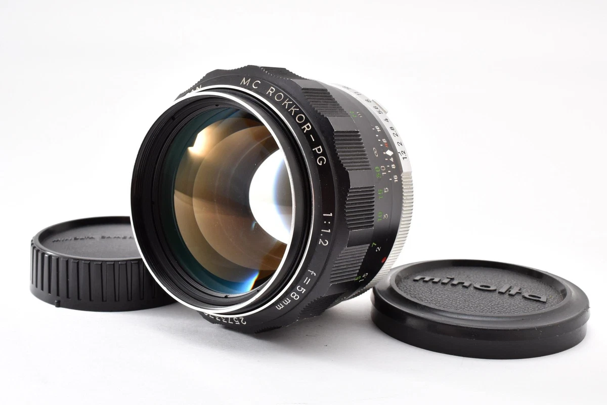 Minolta 58mm Focal f/1.2 Camera Lenses for sale | eBay