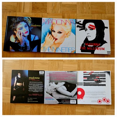 MADONNA -THE EIGHTIES, NINETIES,MILLENIUM  RARE FRENCH  COLLECTOR'S BOOKS