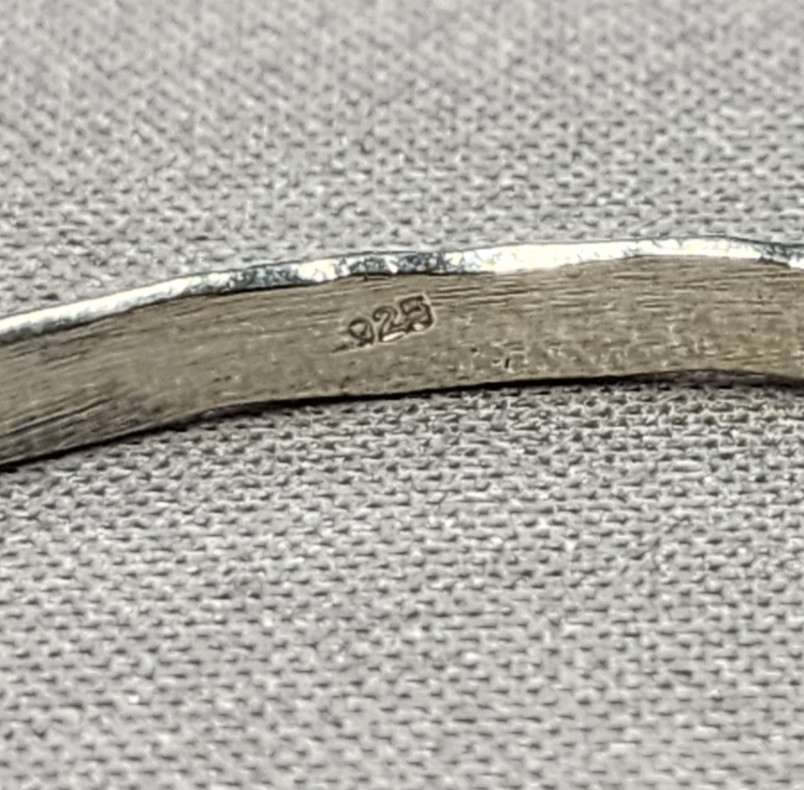 Sterling Silver 6.6g Wave Stackable Bangle Bracel… - image 4