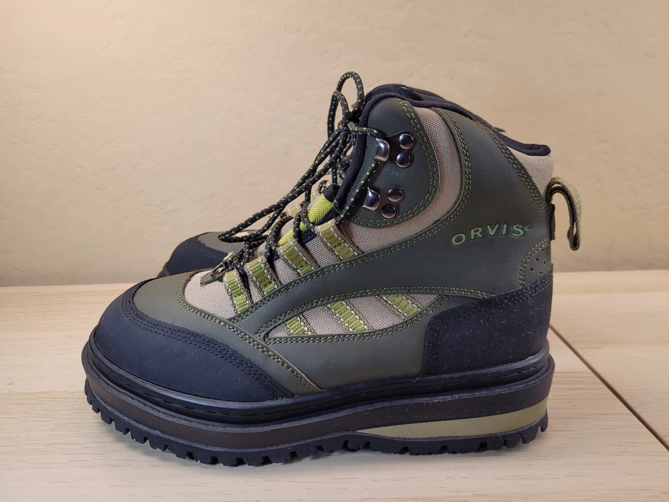 Botas de Vadeo ORVIS Encounter Pesca Exterior Verde 2AYF Para Mujer Talla 7 Usadas en Excelente Condición Foto 2 de 4