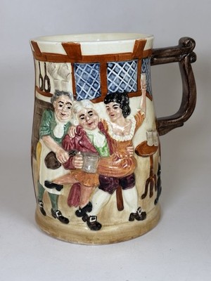 Vintage Thorens musikalischer Bierstein Ye Swan Inn Krug funktioniert Schweizer