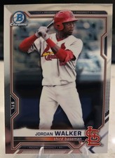 2021 Bowman Draft Chrome Jordan Walker #BDC-187 St. Louis Cardinals (H)