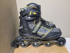 ROLLER DERBY Elite Series Men's 8 Race Rated Q60 Aerio Gold-7 TRS Inline Skates