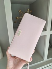 NWT Kate Spade Neda Newbury Lane Zip Around Wallet - Light Pink New