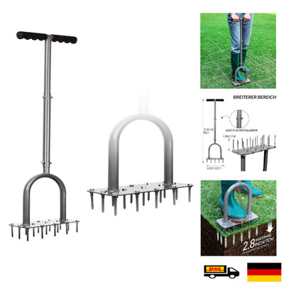 Rasenbelüfter Walensee 15 Spikes Metall Manuell Belüftung Werk