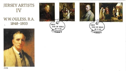 Jersey Comm/FDC - Jersey Artists IV -  1983 (JES297)