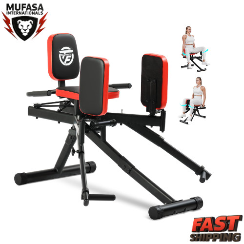 Máquina abductora/aductora de cadera 2 en 1 máquina de glúteos entrenador maestro de muslos