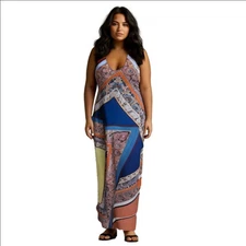 Get Ready for Festival Season with this Strappy Back Bohemian Maxi Dress!