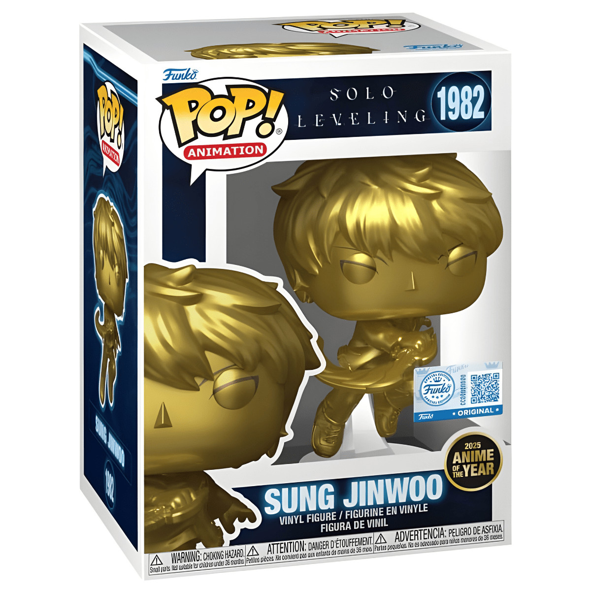 Sung Jinwoo Gold Funko Pop #1982 – Solo Leveling – Sealed in Hard Stack