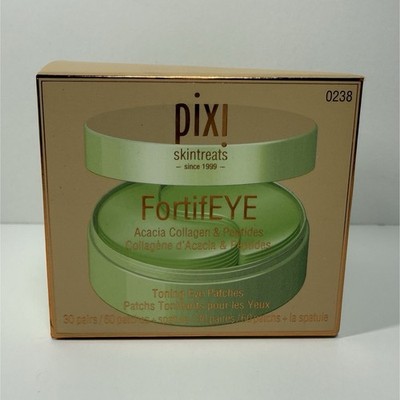 Pixi FortifEYE Toning Eye Patches Acacia Collagen Peptides Caffeine 60 Hydrating