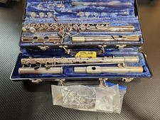 FLUTE LOT hard case Blessing Made in USA Parts Only For Repair As/is