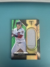 Javier Baez 2017 Topps Triple Threads - Single Jumbo Relics Emerald /18 Cubs