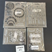 Unbranded 6 LOT of 4 Various Themes Sets Clear Stamps LOT READ 