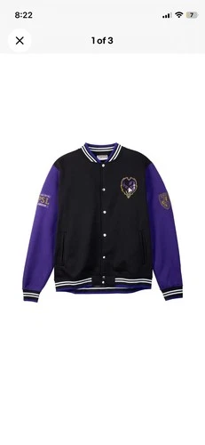 2026 Baltimore Ravens Varsity Jacket M Season Ticket PSL Owner Gift STM Medium - product listing photo