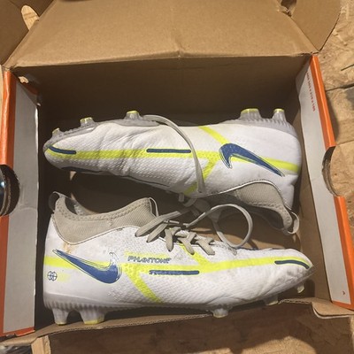 NIKE PHANTOM GT2 ACADEMY DF FG/MG GREY-MARINA BLUE-VOLT  [DC0813 054] Size 5y