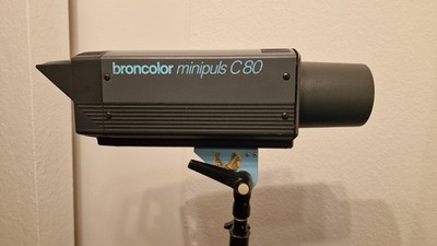 BRONCOLOR MINIPULS C80 Profi Studioblitz aus der Schweiz TOP robust funktioniert