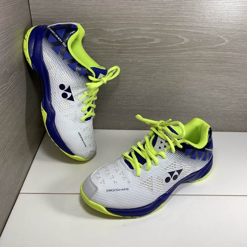 Size US M6/W7.5 Yonex Power Cushion 50EX Unisex White Badminton Shoes SHB-50EX