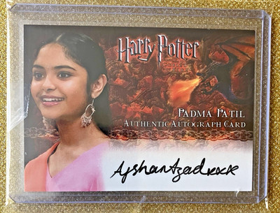 Harry Potter GOF Update Afshan Azad Autograph Card