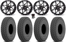 ITP Tornado 15" Wheels Black 32" Tango Tires Yamaha YXZ (2019+)