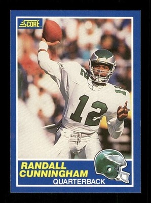 1989 Score Football #75 Randall Cunningham NMMT or better TZ1 BXCP67