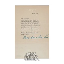 Mamie Eisenhower Autographed May 24th 1954 Letter - BAS