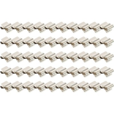 50x Photovoltaic Cable Clamp Solar Panel Cable Clamp Wire Clips 18.8*12.5mm