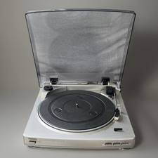 Aiwa PX-E860 Stereo Turntable Record Player WORKS w/Any Aux Input 45 Adapter