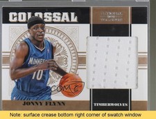2010-11 Playoff National Treasures Colossal Materials 73/99 Jonny Flynn READ 5x8