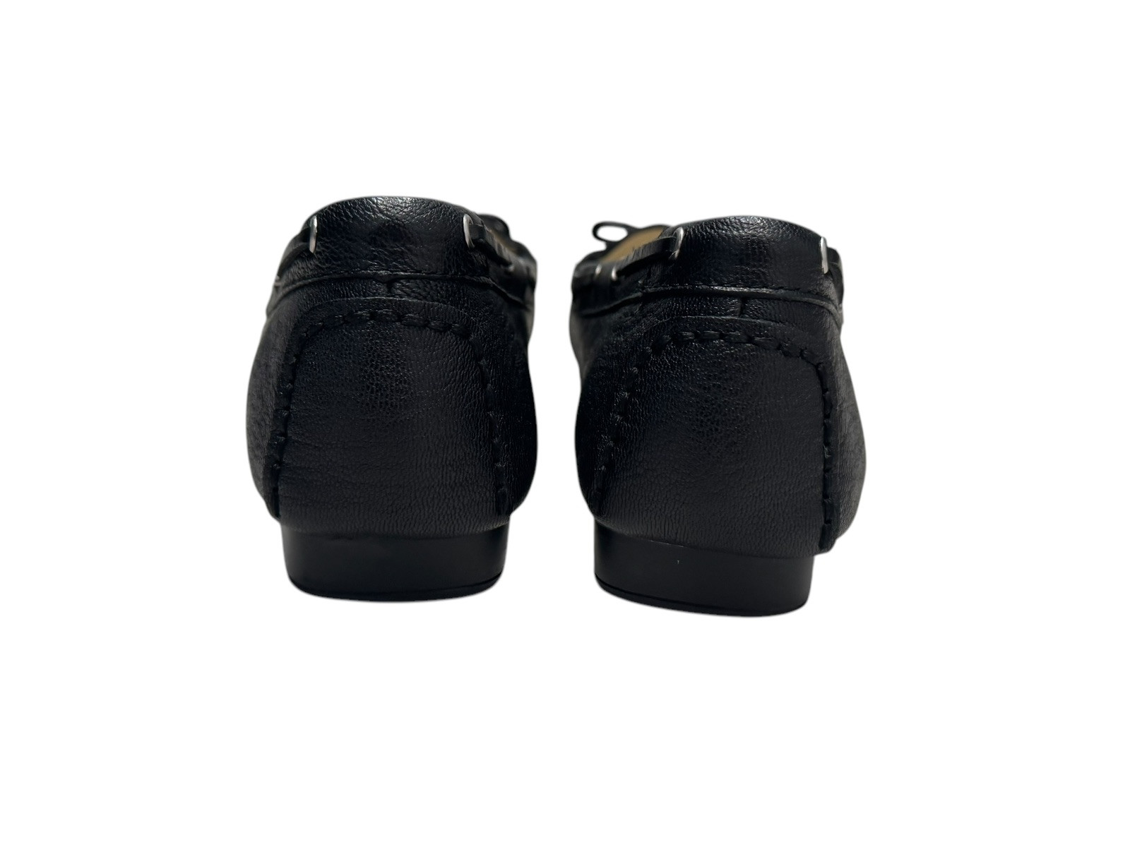 Women’s Michael Kors Sutton Black Leather Slip-On Moccasin’s: 7.5 thumbnail 5