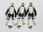 3x Biker Scout 100% Complete Star Wars ROTJ Vintage Action Figure 1983 No Repro