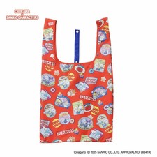 Chiikawa Sanrio Supermarket Eco Bag Sticker Pattern Orange