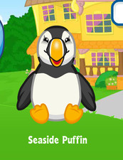 Webkinz Classic Seaside Puffin Virtual PET Adoption Code Only Messaged