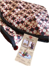 Toy Tote Play Mat By 2 Red Hens infant floor time Owl Print
