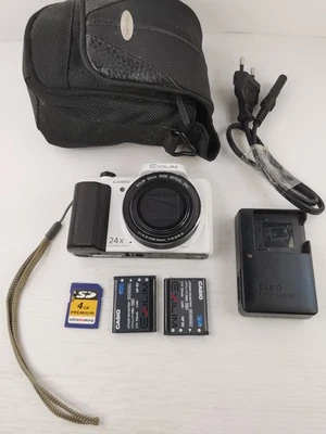 Casio Exilim EX-H50 White 16.1MP Digital Camera [Near Mint/C]  - Imagen 1 de 4