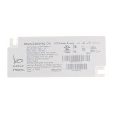 UNIVERSAL D600C25UNVSL-GA SELECTABLE MA LED DRIVER, 30-52V 450/500/550/600MA 25W