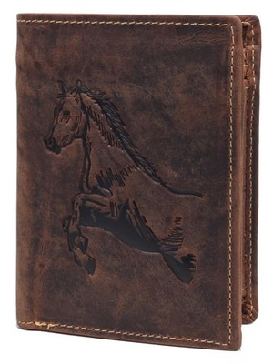Purse Greenburry Vintage Brown Wallet Portrait High Quality Workmanship