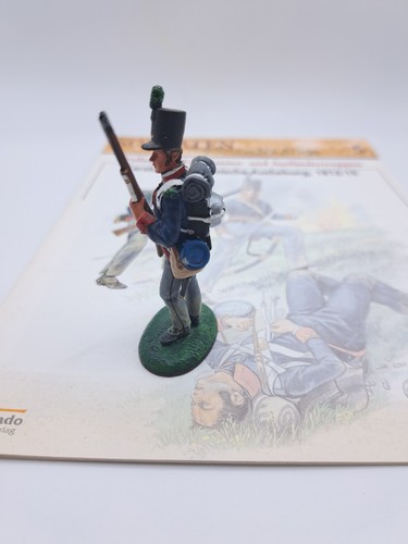 del Prado Collection Zinnfigur mit Zeitung - Carabiniere Italian Levy 1812-15 - Bild 4 von 8