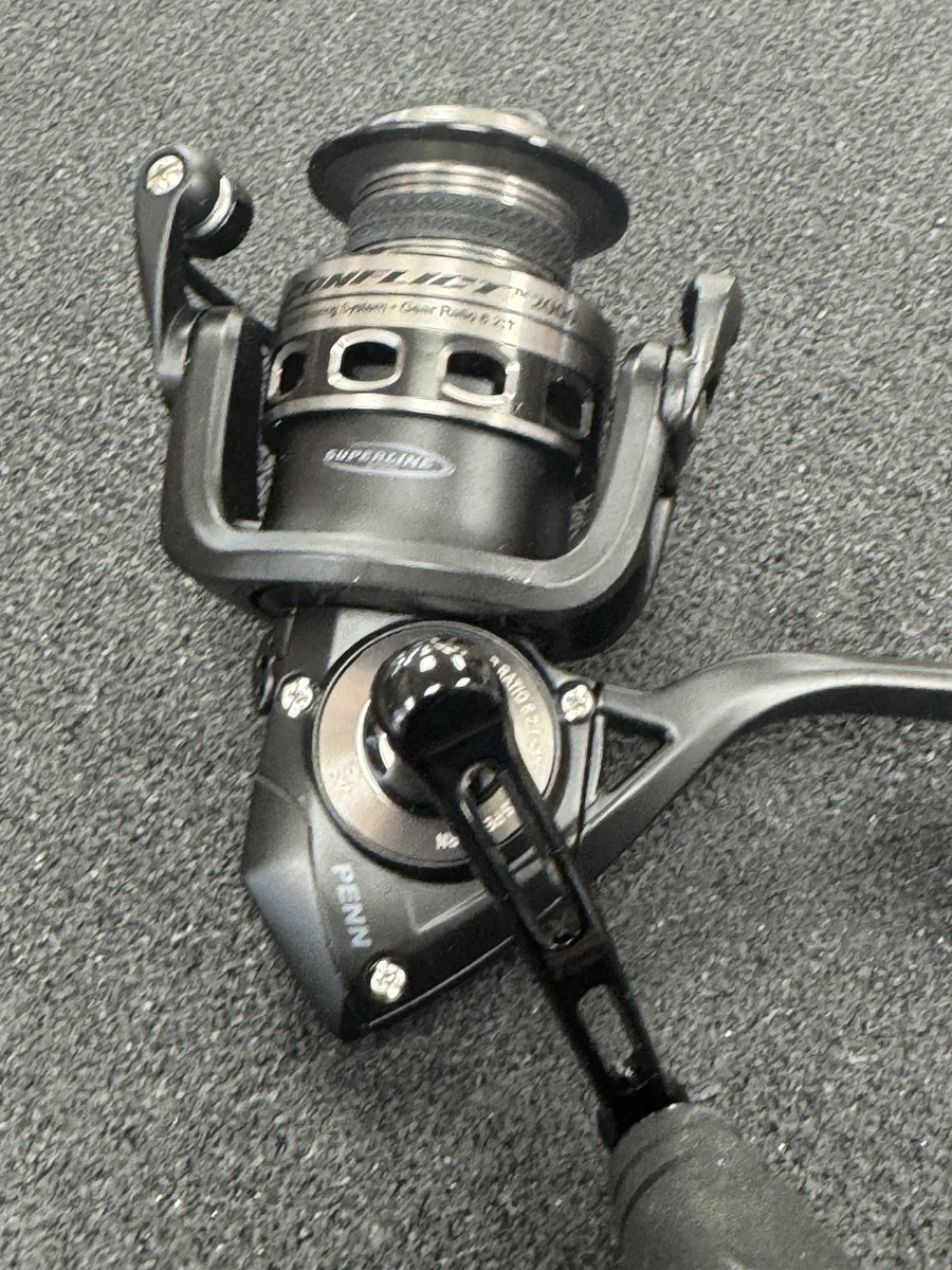penn affinity 2000 spinning reel 1422248 Conflict II Reel, Size 6.2: 1 Gear Ratio, 31" Retrieve Rate, 10 lb Max Drag, Ambidextrous : Sports & Outdoors even in the most extreme conditions Penn BTLIV2000 Battle IV Spinning