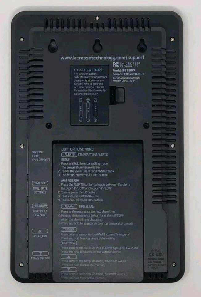 S88907 La Crosse Weather Station Technology Wireless In Color (080810) - Image 3 of 4