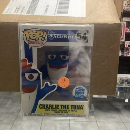 Funko POP! Ad Icons StarKist CHARLIE THE TUNA #54 Exclusive with Box Protector