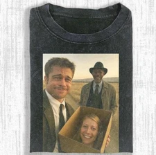 Brad Pitt Movie T- Shirt  What's In The Box Selfie Tee