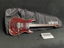 Schecter C-1 FR HellRaiser E-Gitarren Set Hals Black Cherry EMG Tonabnehmer