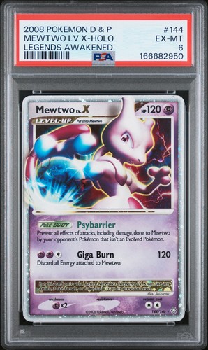 Mewtwo LV.X graded PSA 6 for sale on eBay