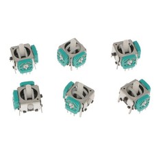 6x 3D Analog Joystick Stick Switch Replacement for Nintendo Game Cube Controller