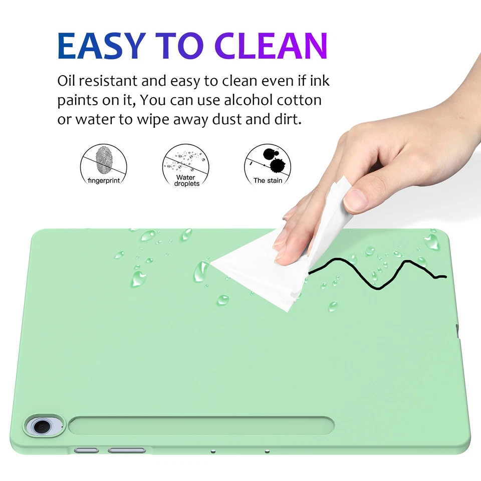 Scratch Resistant Shock Absorbing Portable Silicone Case for Samsung Tab S10 FE+ - Image 2 of 4