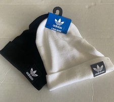 NEW 2 Pack Adidas Unisex Grove Beanie White Black