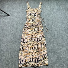 House Of Harlow 1960 Sexy Keyhole Lined Maxi Dress, Sz S Stretchy, Side Ruching